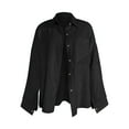 thumbnail image 6 of Clothing 2025 Super Soft Wrinkle Free Button Down Shirts for Women Formal Work Dress Blouses Tops Womens Button Down Shirts Boyfriend Long Sleeve Oversized Blouses Tops, 6 of 7