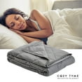 Cozy Tyme Binta 2 in 1 Warm & Cool Weighted Blanket 15 Pound 48"x 72