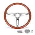 thumbnail image 1 of Volante CNSPEED 15" Grano de Madera 6 Pernos 380mm, 1 of 7