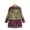 Green, variant on Womens Coat Womens Winter Warm Coat Outwear Floral Print Hooded Pockets Vintage Oversize Long Sleeve Warm and Soft Winter Coats Womens Winter Coats Blue