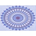 thumbnail image 1 of Ahgly Company Indoor Rectangle Patterned Heavenly Blue Area Rugs, 5' x 7', 1 of 6
