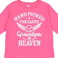 thumbnail image 4 of Inktastic Handpicked for Earth by My Grandpa in Heaven Angel Wings Boys or Girls Long Sleeve Toddler T-Shirt, 4 of 5