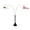 D, variant on Double Bird Cat Teaser Wand Toy, Interactive Self Playing Kitten Feather Toy with Powerful Suction Cup Base, Dual Flexible Flying Wire Long Rod Chasing Exercise Toy for Indoor Cats