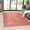 Blush, variant on Luxe Weavers Fluffy Shag Blue 8x10 Area Rug Plush Bedroom Carpet