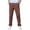 AD05_Brown, variant on Boys Athletic Pants Pull On Relaxed Uniform Pants Elastic Waist Lightweight Trousers with Pockets Beige 170