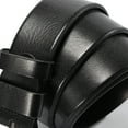 thumbnail image 6 of KEECOW Leather Belts for Men with Single Prong Buckle 1.5" Black 42 44 Designer Drseees Casual Jeans Uniform Men's Belts Top Layer Cow Leather Packed In a Box, 6 of 6
