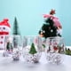thumbnail image 3 of Taza de Navidad de cristal de lentejuelas de doble flujo resistente al calor de Navidad de 300ml taza de leche de árbol de Navidad de copo de nieve de dibujos animados encantadores Sincero Electrónica, 3 of 4