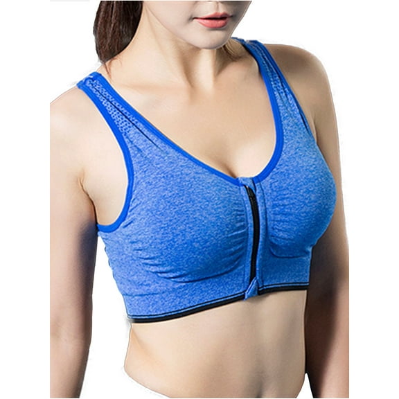 LELINTA Women's Sports Bra High Impact Support Mesh Racerback Workout Bras with Removable Pads Yoga Bras