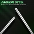thumbnail image 5 of Uxcell 8pcs SL5.0 Mini Flat Head Screwdriver 5.71" Length Screwdrivers 3" Carbon Steel with Ergonomic Handle for DIY Repairing, Black, 5 of 7
