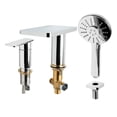 thumbnail image 6 of ALFI brand AB2879-PC Polished Chrome Deck Mounted Tub Filler with Hand Held Showerhead, 6 of 10