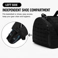 thumbnail image 5 of ZAVTYN 40L Gym Duffle Bag, Sports Workout Holdall and Weekender Tote for men with Shoe Compartment, Detachable Shoulder Strap and MOLLE Webbing, 5 of 8