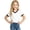 White, variant on Zhanqunnn Girls Short Sleeve Crewneck Tee Soft Blended Basic Top Everyday School Play, Size 15-16 Years
