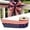 A, variant on 1 Roll 4th of July Patriotic Ribbon,2.5 Inch 3 Yards Red Blue White Wired Ribbon American Flag Stars Stripes Vintage Wreath Craft for 250th Anniversary Independence Memorial Veterans Day DIY Craft