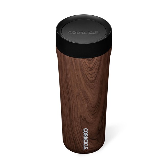 Taza de viaje Corkcicle Commuter Cup, madera de nogal, 500 ml