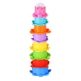 thumbnail image 1 of CIMAXIC 8PCS Colorful Stacking Cups Toy Early Educational Toy for Bathtub Game Beach and Pool Party (Random Color),3.98"X3.98"X1.81", 1 of 4