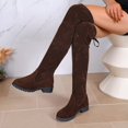 thumbnail image 6 of Yeahitch Womens Winter Boots Knee High Breathable Boots for Women Chunky Heel Tall Boots, 6 of 9