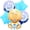 Blue and White, variant on KatchOn, Big Boy or Girl Balloon Letters - 42 Inch | Gender Reveal Balloons, Girl or Boy Gender Reveal Decorations | Baby Shower Decorations | boy or girl balloon