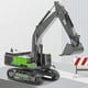 thumbnail image 1 of Kids Excavator Alloy Engineering Car Toy Simulation Excavator Toy Car Boy Excavator, 1 of 9