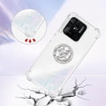 thumbnail image 3 of Funda para Xiaomi Redmi 10C con Brillo Líquido Flotante, Purpurina, Parachoques y Anillo Giratorio Soporte, 3 of 5