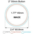 thumbnail image 2 of INTBUYING 100set 2in/50mm Round Badges Pin Back Button Metal for DIY Craft, 2 of 7