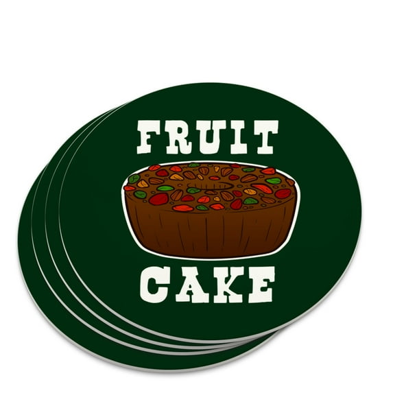 Fruit Cake Novelty Coaster Set