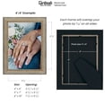 thumbnail image 5 of Cardinali Winston Tabletop Frame, 3 Pack, 8x10" Black with Gold Bead Picture Frame for Desk & Mantel Decor, Hand Finished Beaded Border, Easel Back, Shatter-Resistant Acrylic Glazing, Made in the USA, 5 of 7