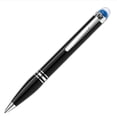 thumbnail image 2 of MB Monte-pluma estilográfica de lujo, bolígrafo negro con cabeza de cristal, Planeta Azul, caligrafía, bolígrafo MB para escribir, 2 of 4