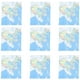 thumbnail image 1 of 50 unids Vidrios de fibra Superfina Limpieza de vidrios impresos Paño de limpieza (azul), 1 of 6