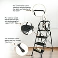 thumbnail image 2 of netuera 2 Step Ladder, with Anti-Slip Rubber Feet and Wide Plastic Pedal，Portable Step Stools for Household, Kitchen, Office 330LBS, 2 of 5