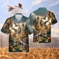 thumbnail image 3 of Camisas de camuflaje para hombre con estampado 3D de cazador de bosques, camisa hawaiana para hombre, camisetas de moda de manga corta para playa, camisetas casuales, 3 of 5