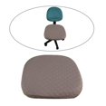thumbnail image 3 of Estiramiento Jacquard Silla de Oficina Cojín Del Asiento Protector de La Cubierta Lavado a Máquina Extraíble para Trabajadores de Oficina Antideslizan Marrón Sunnimix Funda de asiento elástica, 3 of 8