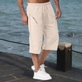 thumbnail image 2 of Memory Pants for Man 4 8 Band 13 Boy Apparel Pants Sports Men Light Pants Casual Pants for Men Jogging In Spring And Summer Relaxing And Relaxing Beach Vacation Nine Point, 2 of 4