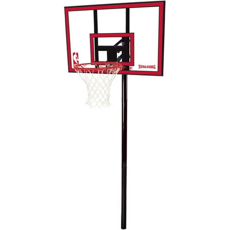 Spalding 88351 44" Polycarbonate In-Ground Basketball System