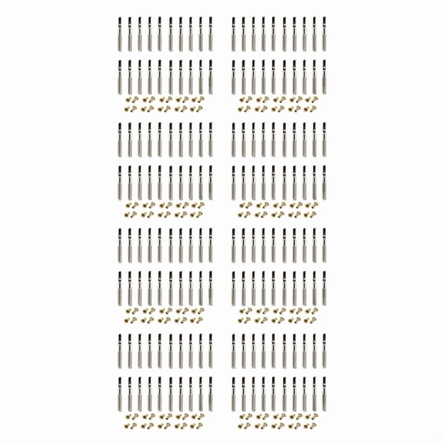 160 Pcs Lyre Harp Tuning Pin Nails with 160 Pcs Rivets Set for Lyre Harp Small Harp Musical Stringed Instrument