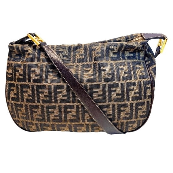 Pre-Owned Fendi Zucca FF Logo Handbag Shoulder Bag for Women