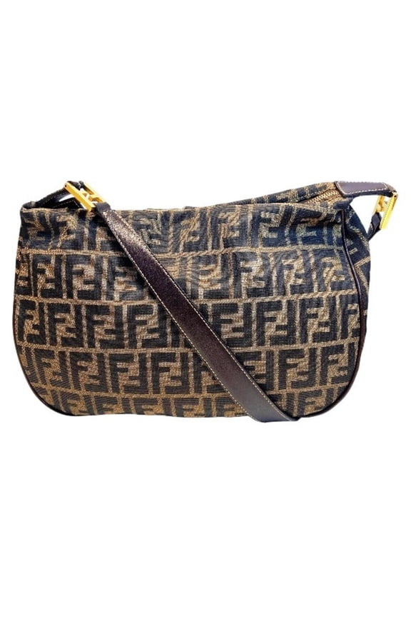 Pre-Owned Fendi Zucca FF Logo Handbag Shoulder Bag for Women