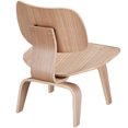 thumbnail image 3 of Modern Contemporary Living Room Wood Lounge Chair Natural, 3 of 4