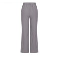 thumbnail image 4 of Baqcunre Womens High Waisted Drawstring Elastic Straight Leg Long Pants with Pockets,Size S-XXL,Wide Leg Pants Woman,Womens Sweatpants,Women's Pants,Womens Fashion,Womens Clothes,Grey, 4 of 5