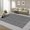 Grey, variant on Modern Bordered Washable Rug for Living Room, Various Sizes Non-Slip Area Carpet with Neutral Border Design, Stain Resistant & Ultra Soft Low Pile Floor Cover for Bedroom, Apartment
