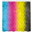 thumbnail image 3 of Ambesonne Abstract Shower Curtain, Modern Mosaic, 69"Wx84"L, Multicolor, 3 of 3