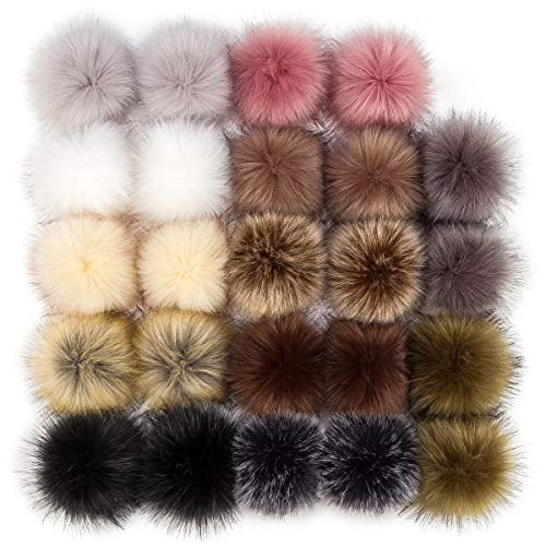 vand blomsten tilstrækkelig forholdsord 24 Pieces Faux Fur Pom Pom Balls Fur Fluffy Pompom Ball with Elastic Loop  for Hats Shoes Scarves Gloves Scarves Bag Key Chain Charms Accessories (12  Pairs) (Mixed Color) - Walmart.com - Walmart.com