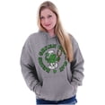 thumbnail image 3 of Vanity Smurf Green For St Paddys Day Unisex Plus Size Hoodie Brisco Brands 2X, 3 of 5
