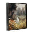 thumbnail image 3 of Stupell Industries Ghost in Peaceful Flower Meadow Landscape & Nature Painting Black Framed Art Print Wall Art, 16 x 20, 3 of 8