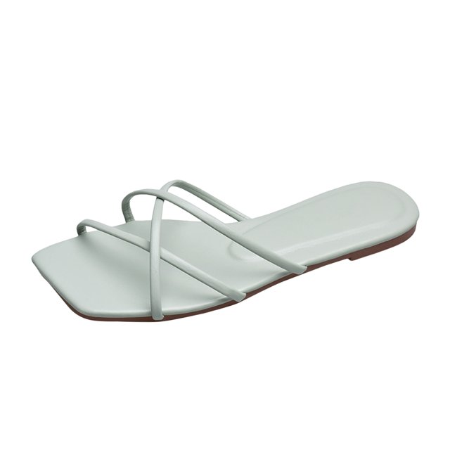 DAFEI Sandales pour Femmes Sandales d'Été Pantoufles d'Intérieur à la Maison Pantoufles Simples pour Dames Chaussures Décontractées Sandales pour Femmes