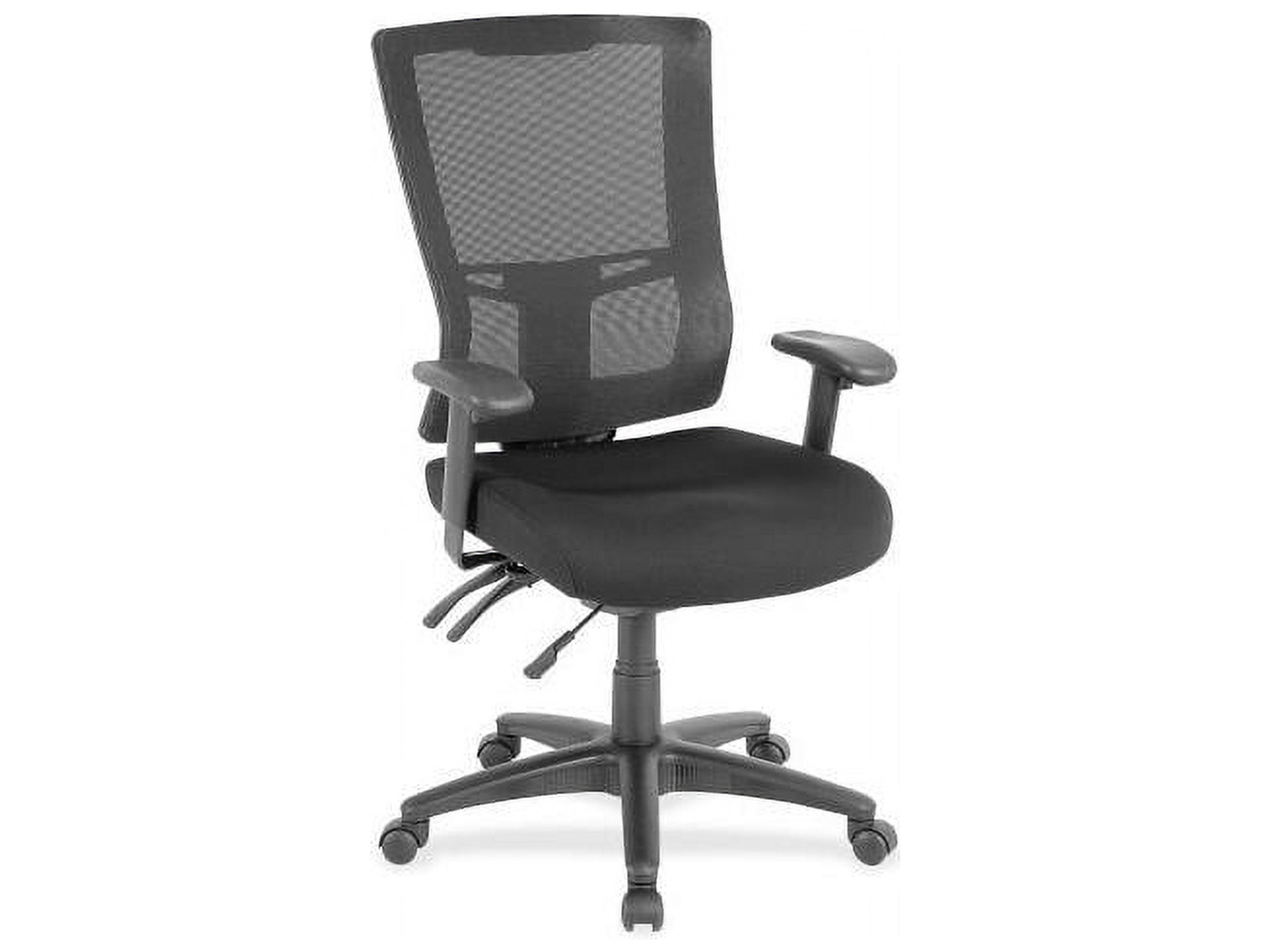 Lorell, High-Back Mesh Chair, 1 Each, Black - image 3 of 8