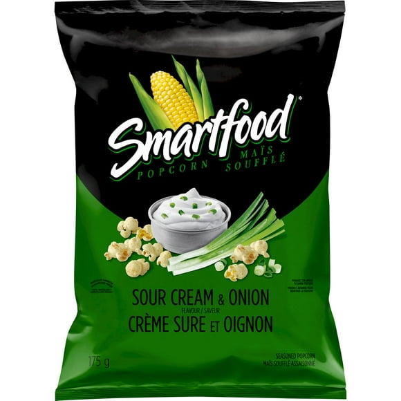 Smartfood Sour Cream & Onion Flavour Seasoned Popcorn, 175GM