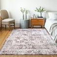 thumbnail image 4 of Delara 5'x7' Machine Washable Area Rug, Soft & Durable, Non-Slip, Stain Resistant, Vintage Cocoa, for Bedroom, Living & Dining Room, 4 of 8