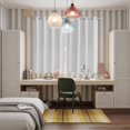 thumbnail image 5 of Pure Light Grey Kitchen Curtains 84 Inch Length, Simple Solid Color Grommet Top Bedroom Living Room Curtains, Light Filtering Cafe Curtain Drapes 2 Panels Set 104''x84'', 5 of 9