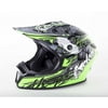 Cyclone ATV MX Motocross Dirt Bike Off-Road Helmet DOT/ECE Approved- Green