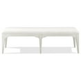 thumbnail image 3 of Bowery Hill Contemporary 64" Upholstered Dining Bench in Paperwhite, 3 of 6